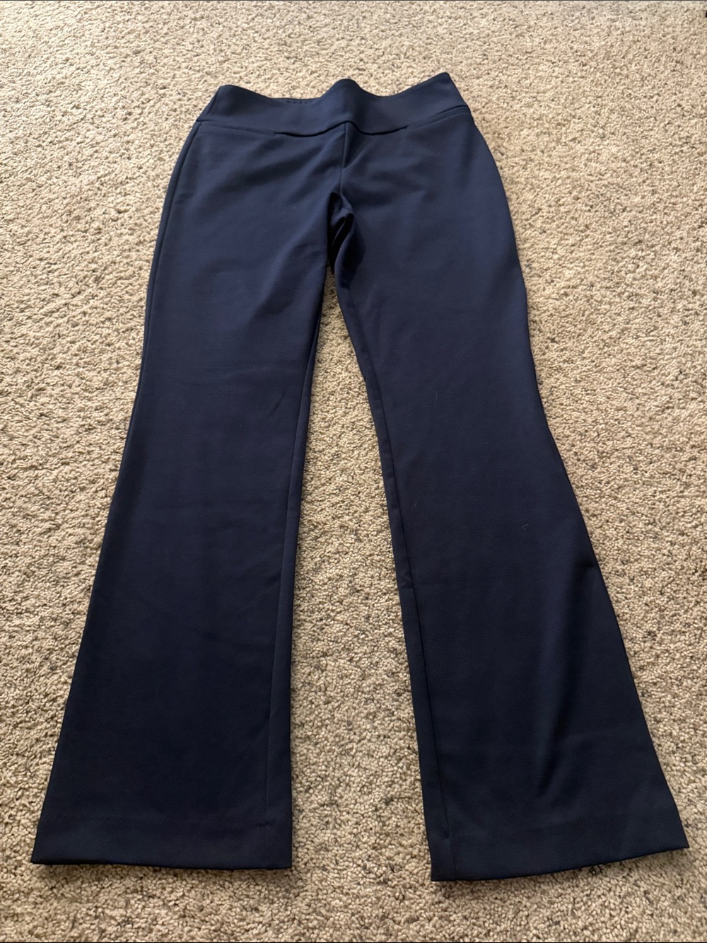 New York & Company Navy Flare Leg Pants